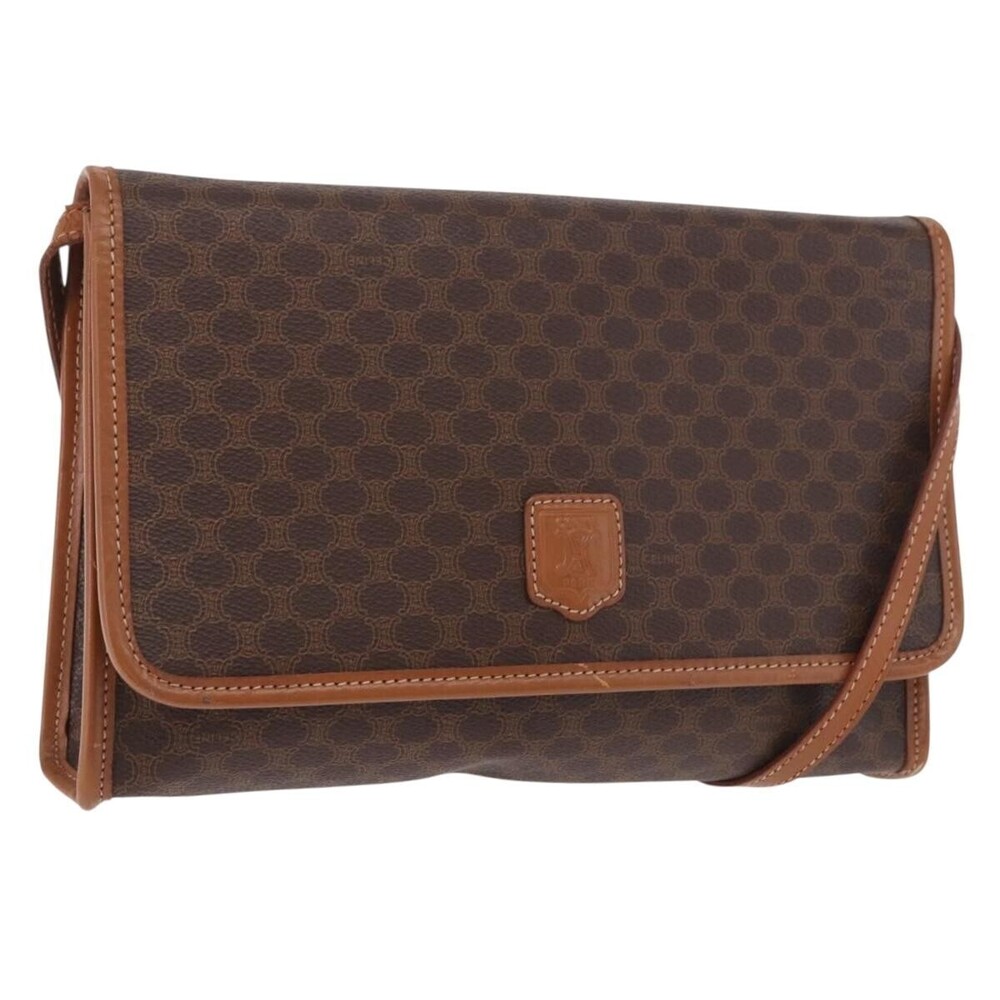 Celine Vintage Macadam Canvas and Leather